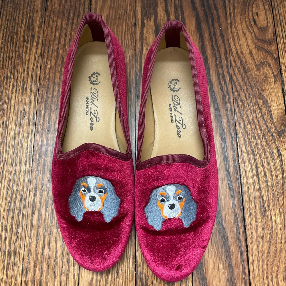 Del Toro smoking slipper, size 6